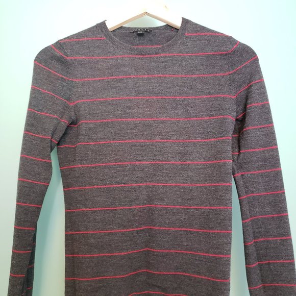 Theory S/XS Merino Wool Thin Knit Sweater - Picture 2 of 4